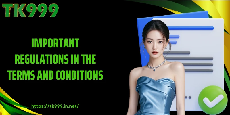 Important Regulations in the Terms and Conditions